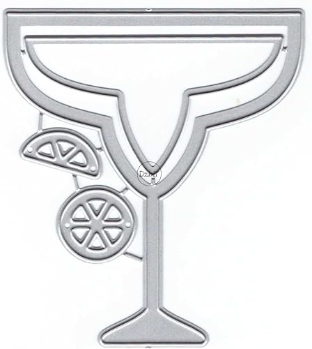 Miniatura 1 de DzIxY Troqueles de corte de metal en forma de embudo para kit de fabricación de tarjetas, troqueles de papel de gofrado, plantillas de máquina de