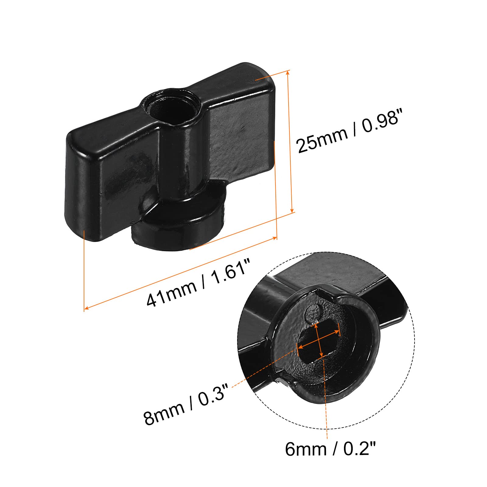 Manopola Valvola In Ghisa 40x29mm - Sostituzione Per Bagno, Cucina, Argento - Foto 3