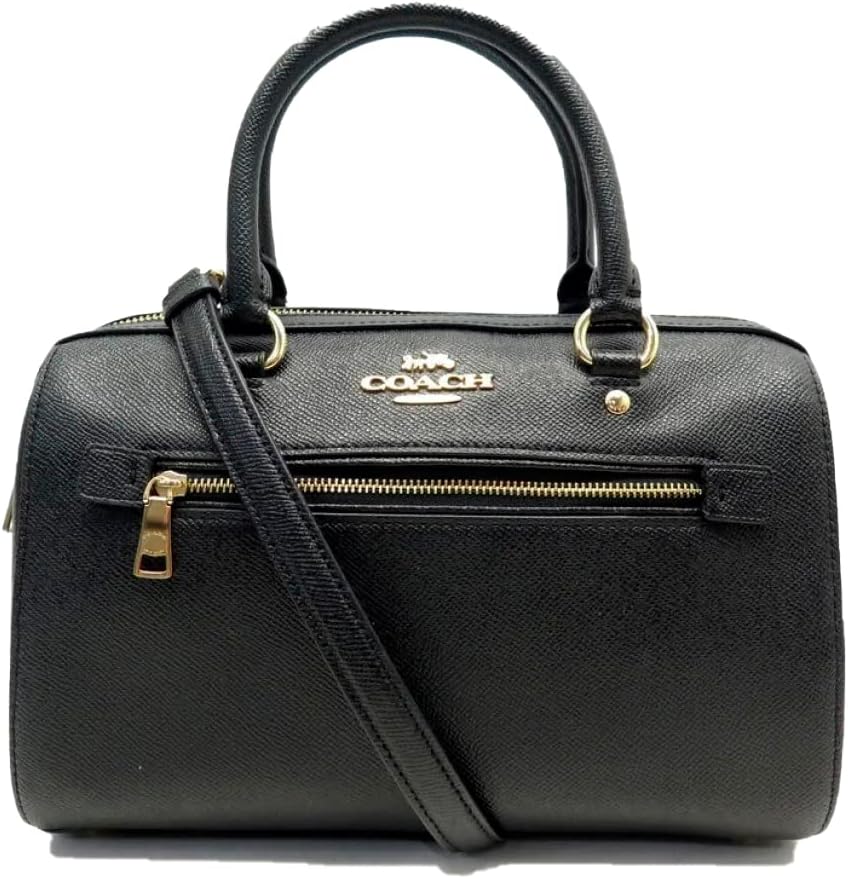 Coach Rowan Leather Satchel Crossbody Purse - #F79946 - IM/Black