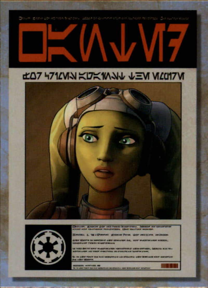 Hera ページ 2018 Topps Star Wars Galaxy Wanted Posters #P-3 Hera Syndulla