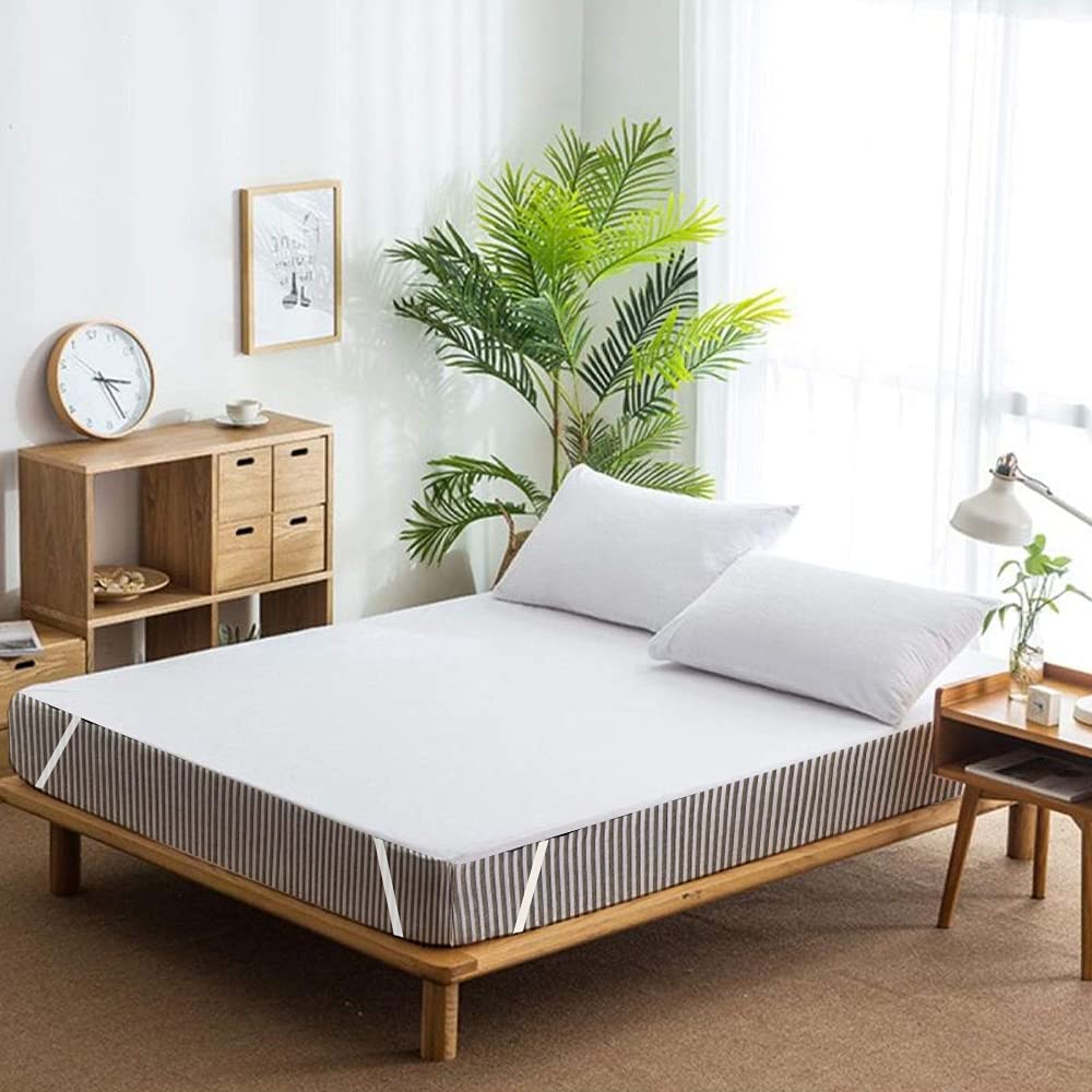 Medisleep 100% Waterproof & Dustproof Mattress Protector | Terry Cotton Breathable and Hypoallergenic Soft Fitted Bed Protector (King, 75x72 White) (B095T36CGD) Amazon Price History, Amazon Price Tracker