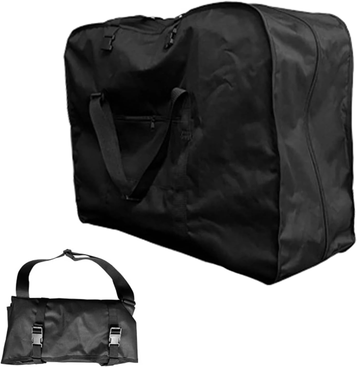 Travel Transport Storage Bag for Brompton and 14 16" Wheel Folding Bikes Dahon, Black, 75*40*65cm, Travel Bag