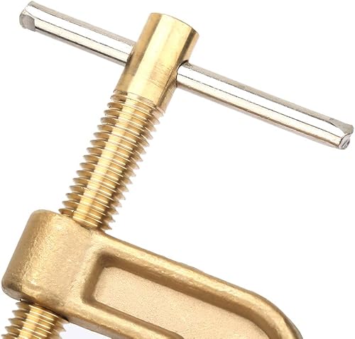 Miniatura 8 de Abrazadera de tierra de la soldadura, abrazadera de tierra clásica de la soldadura de tierra de la forma del latón 500A del material de latón para