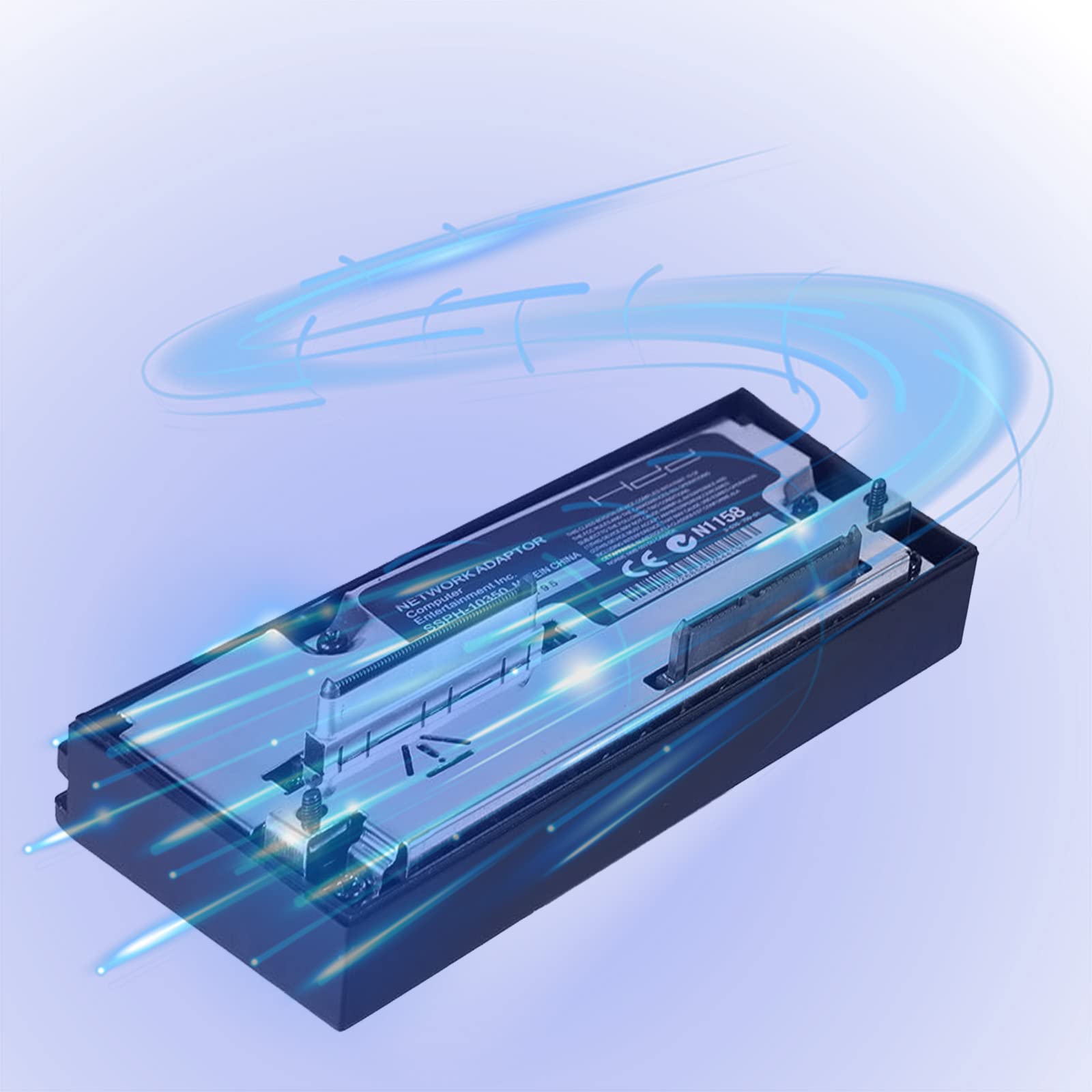 mumisuto Netzwerkadapter für PS2,SATA Schnittstelle Festplattenadapter HDD-Adapter Festplattenadapter mit PlayStation 2 Keine IDE2