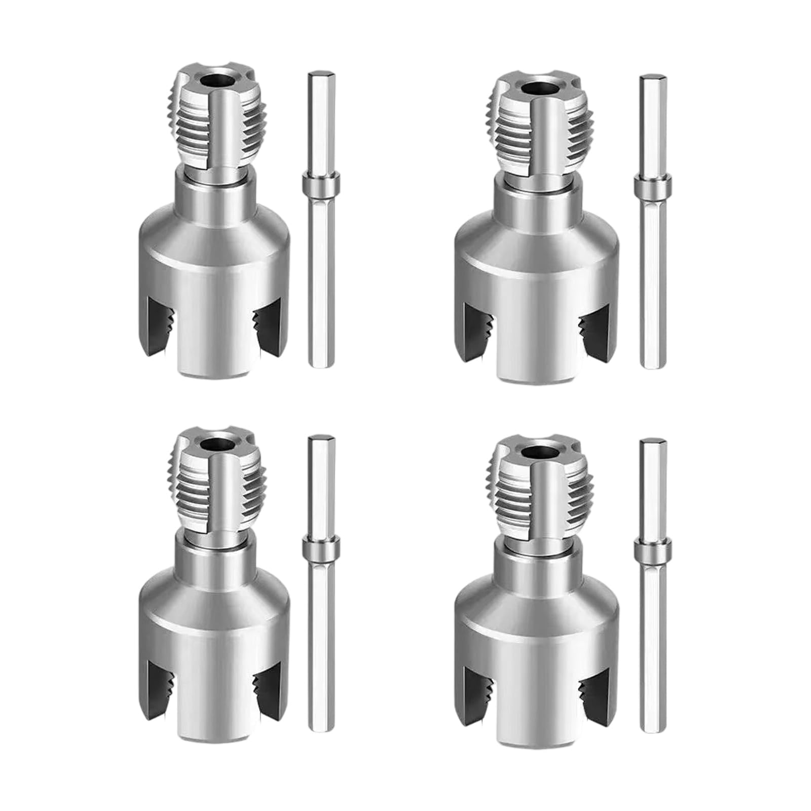 Kaccde Light Function Pipe Threading Tool For Half Inch And 3/4 Inch Pipe With Carbon Steel Construction Multiple Function Manual Threader Tool