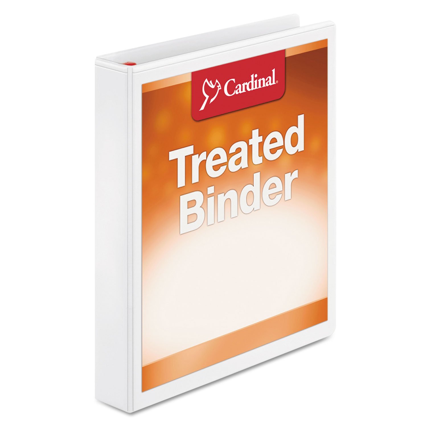 Cardinal 32100 Binder, Slant-D Ring, 11 x 8-1/2-Inch, 1" Cap, White