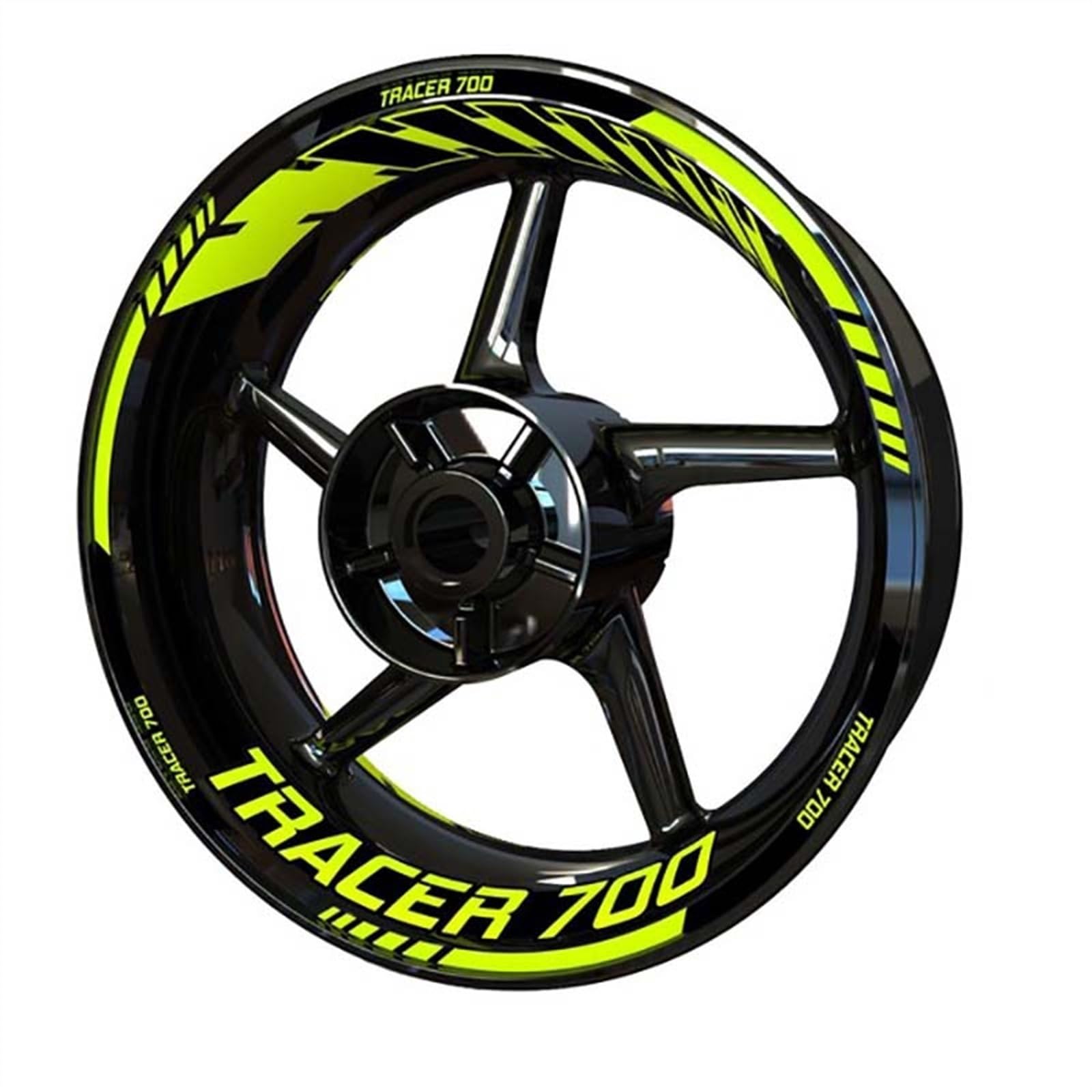 Motorcycle Accessories Wheel Hub Stickers for Yamaha Tracer 9 900 7 Gt 9gt Motorbike Rim Decals Decorative(Color3)