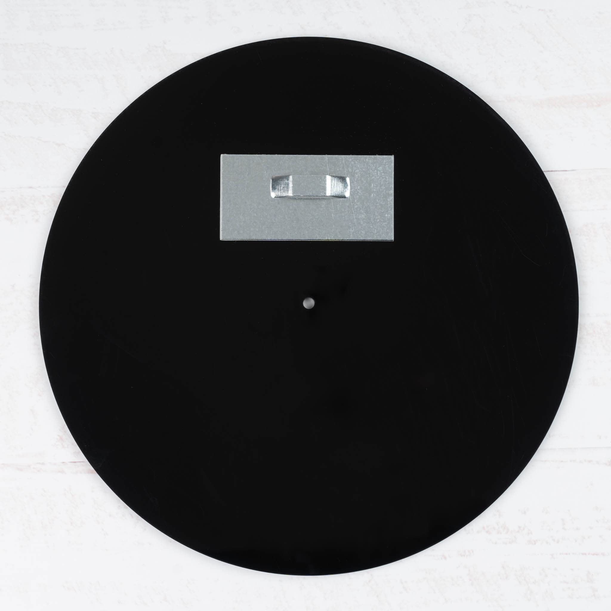 Wanapix | Disco in Vinile Personalizzato con Foto e Testo | Disco in Vinile Decorativo | Da Appendere | Gancetto per Appenderlo al muro Incluso | Regalo Originale | 30ø cm