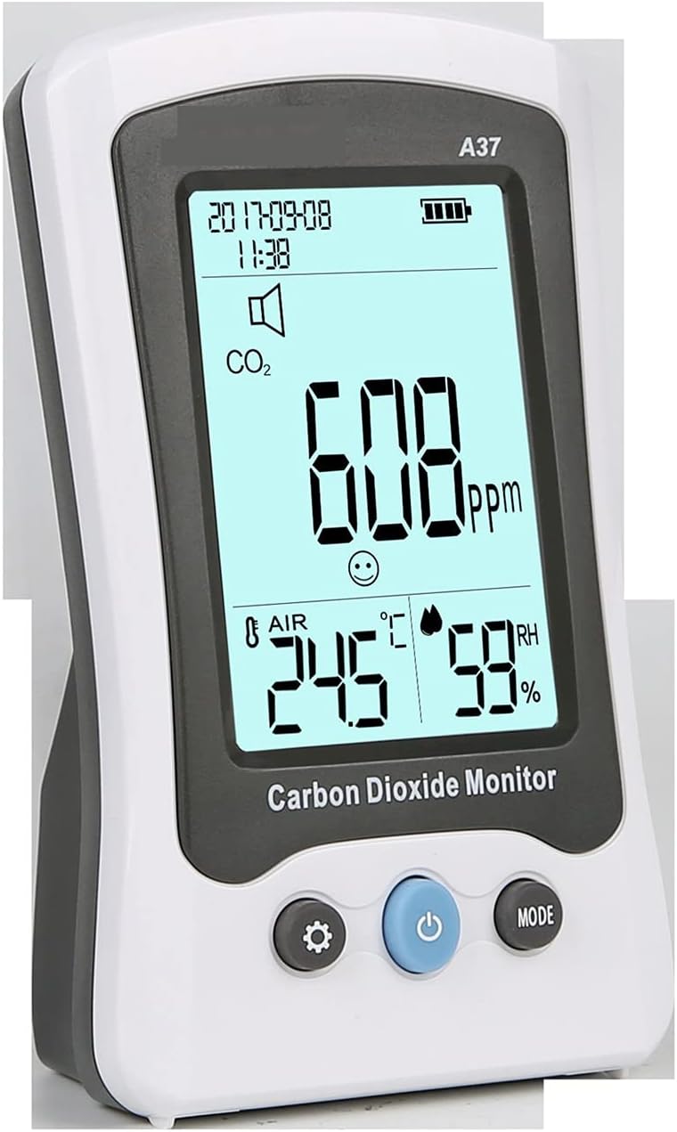 Gas Detector A37 Household Air Quality Monitoring Tester C02 Detecting Carbon Dioxide Detector