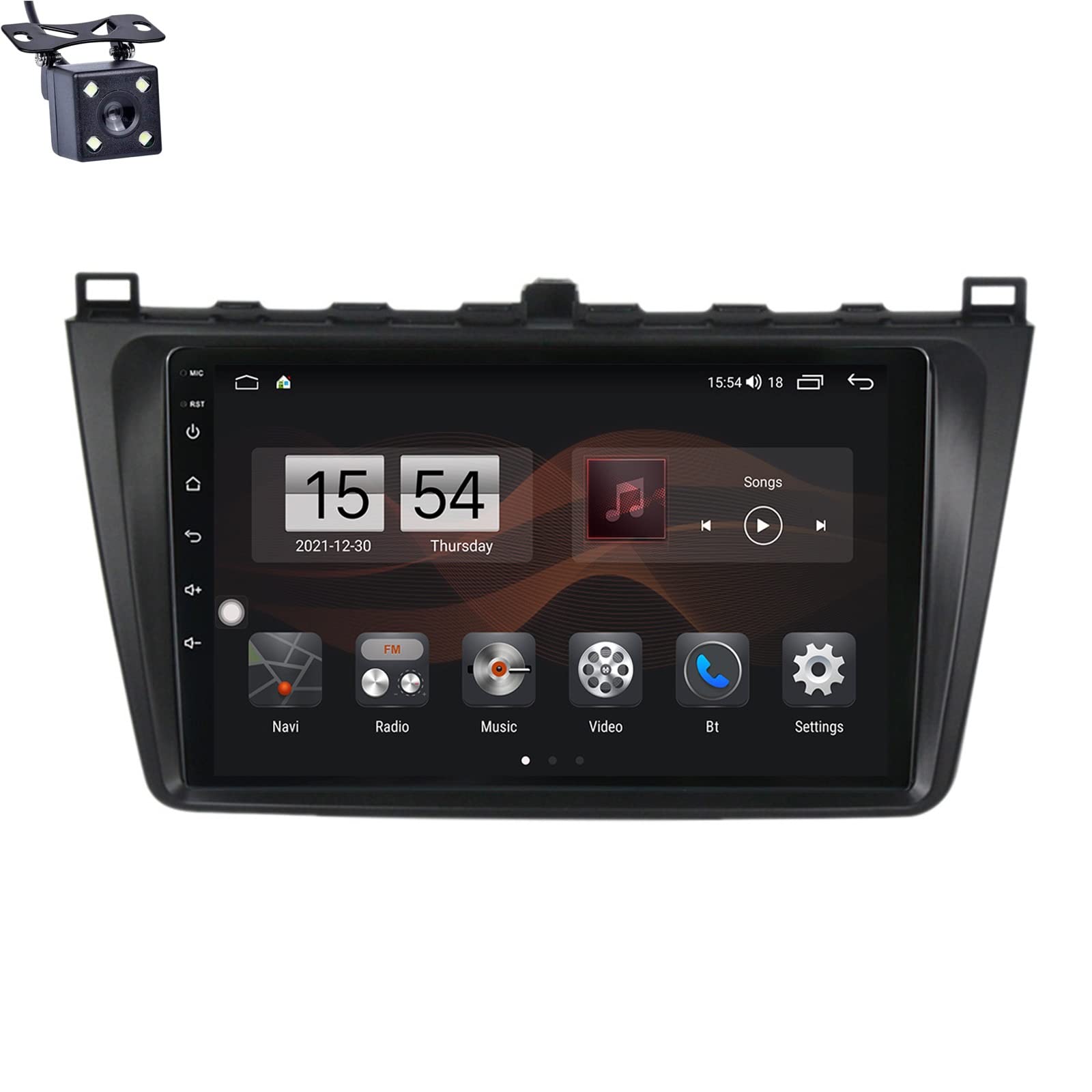 Autoradio Android 12 Mazda 6 à commande vocale et GPS haute définition