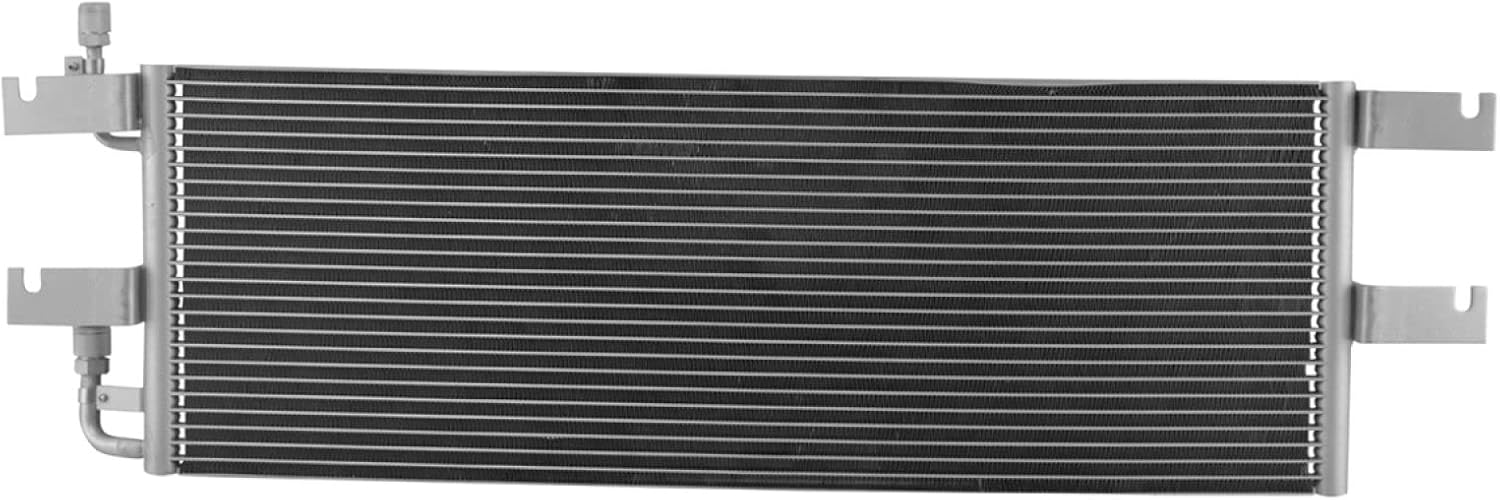 TRQ Air Conditioning A/C Condenser Compatible with 2002-2007 Freightliner Columbia 1997-2001 FL106 FL112 FL50 FL60 FL70 FL80