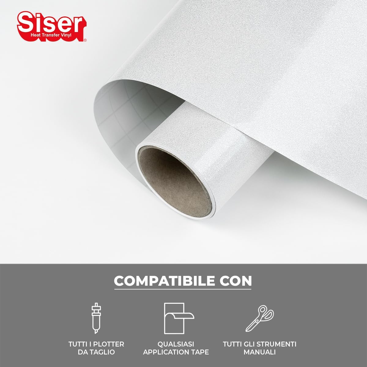 Siser EasyPSV Glitter - Stardust Glitter Permanent Self-Adhesive Vinyl 150 x 30 cm, for Customising Objects and Hard Surfaces, for Cutting Plotters