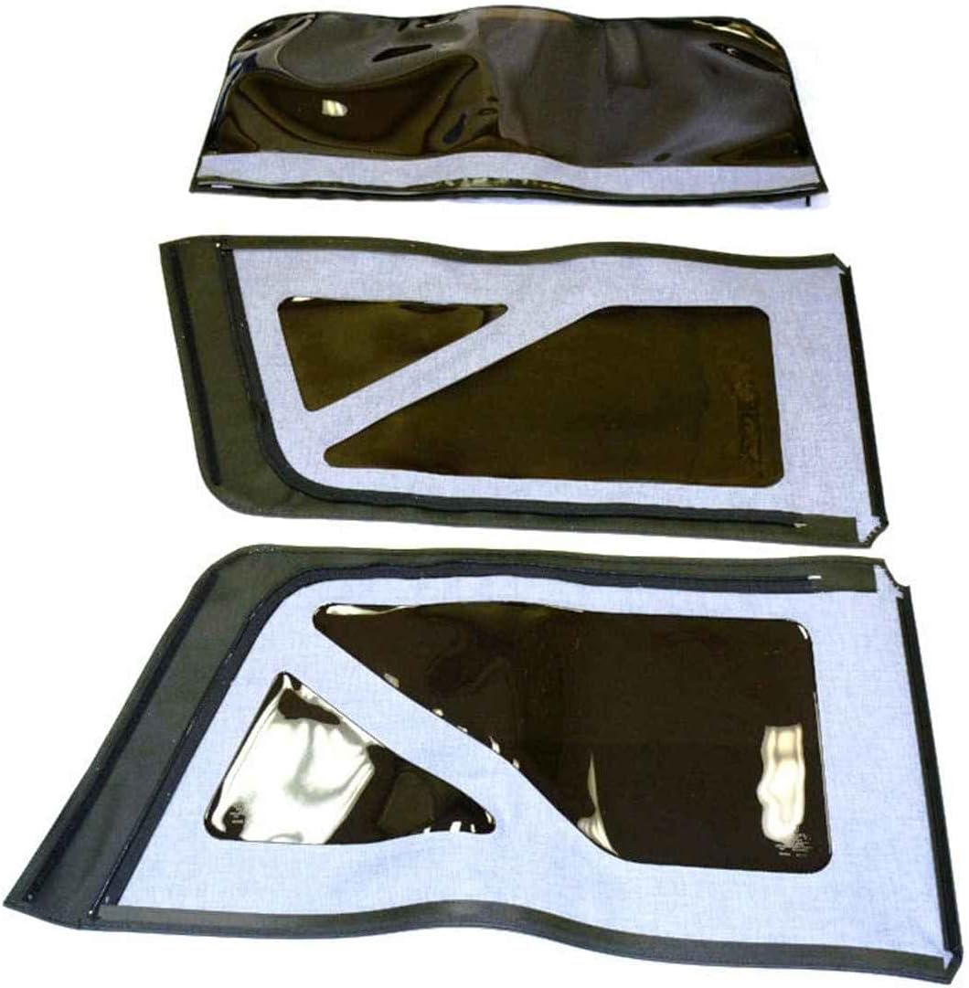 Jeep 2007-2010 Wrangler Tinted Soft TOP Windows KIT Mopar