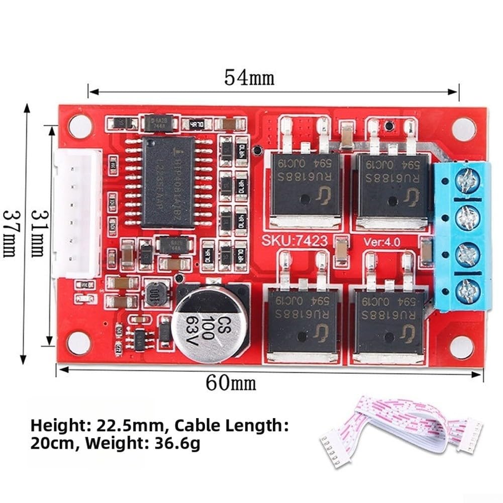 para Placa Controlador Motor DC 450W 36V para pwm Bidireccional
