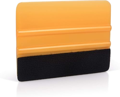 Miniatura 37 de EHDIS 10 espátulas de vinilo de 4 pulgadas, raspador de vinilo para automóvil, aplicador de calcomanías para tinte de ventana, herramienta de Rojo