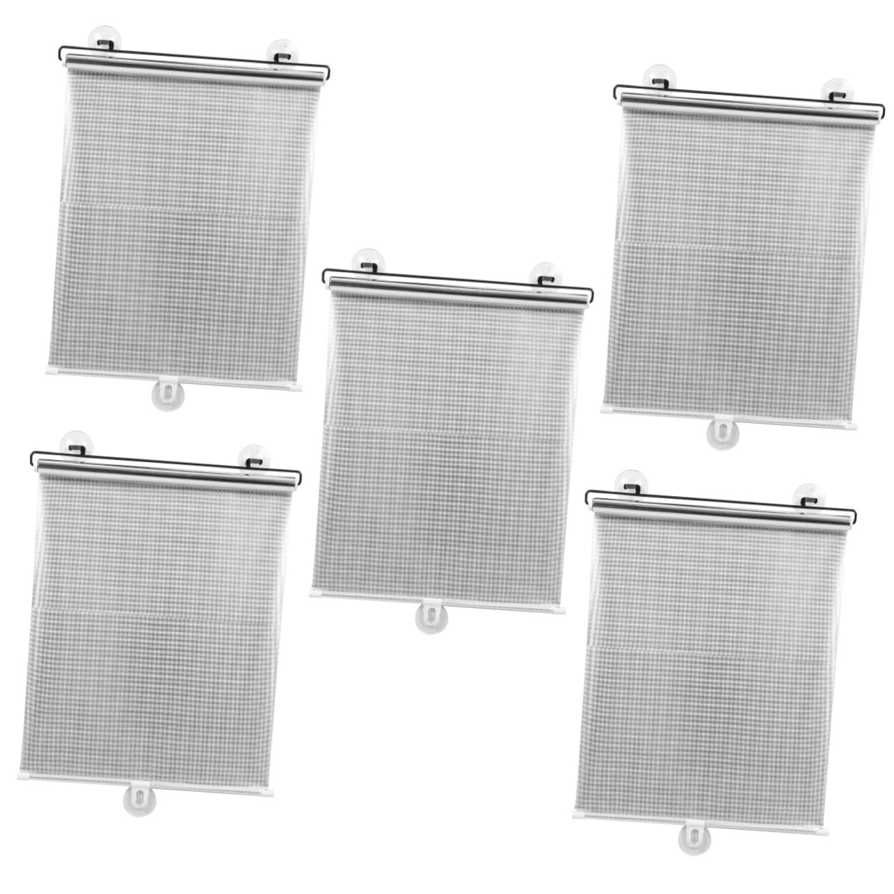 Rideaux occultants thermiques et anti-UV rétractables pour fenêtres et vitres auto