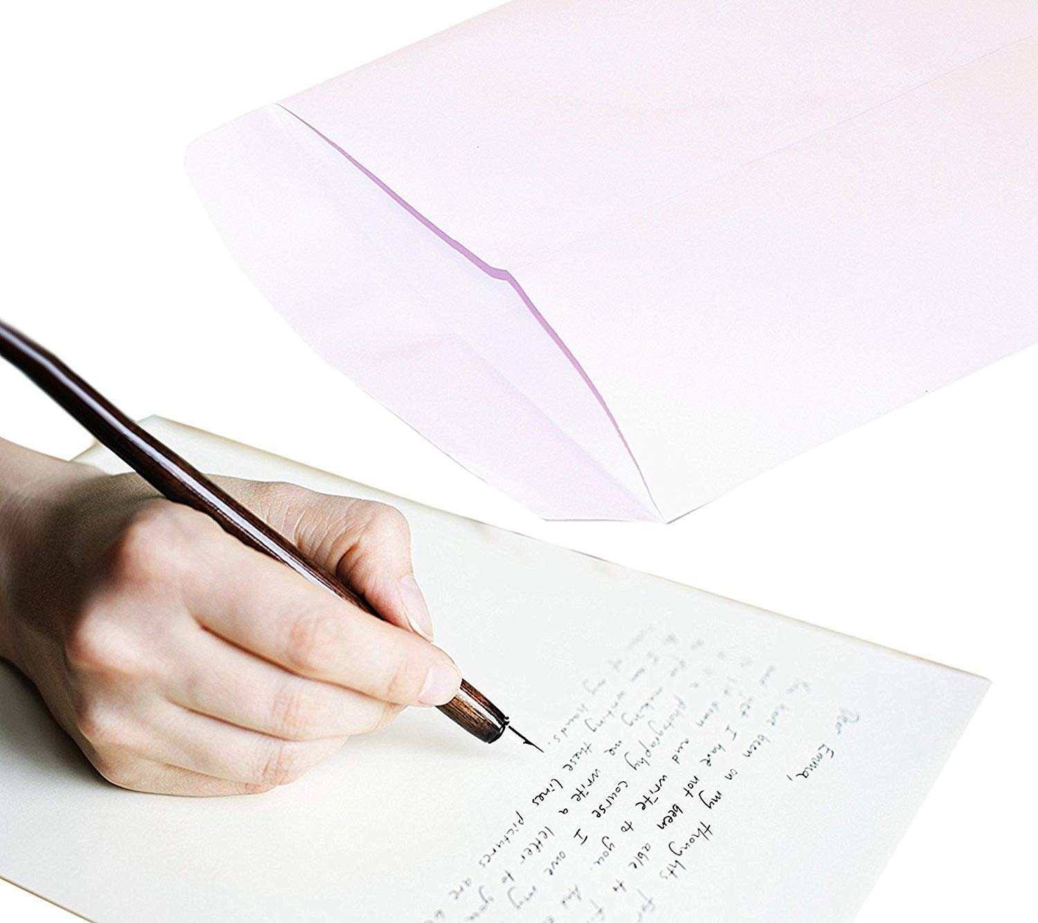 Abha Envelope Size 11x5 White Envelopes Ideal For Home Office Secure Mailing - (50 Pcs) 1