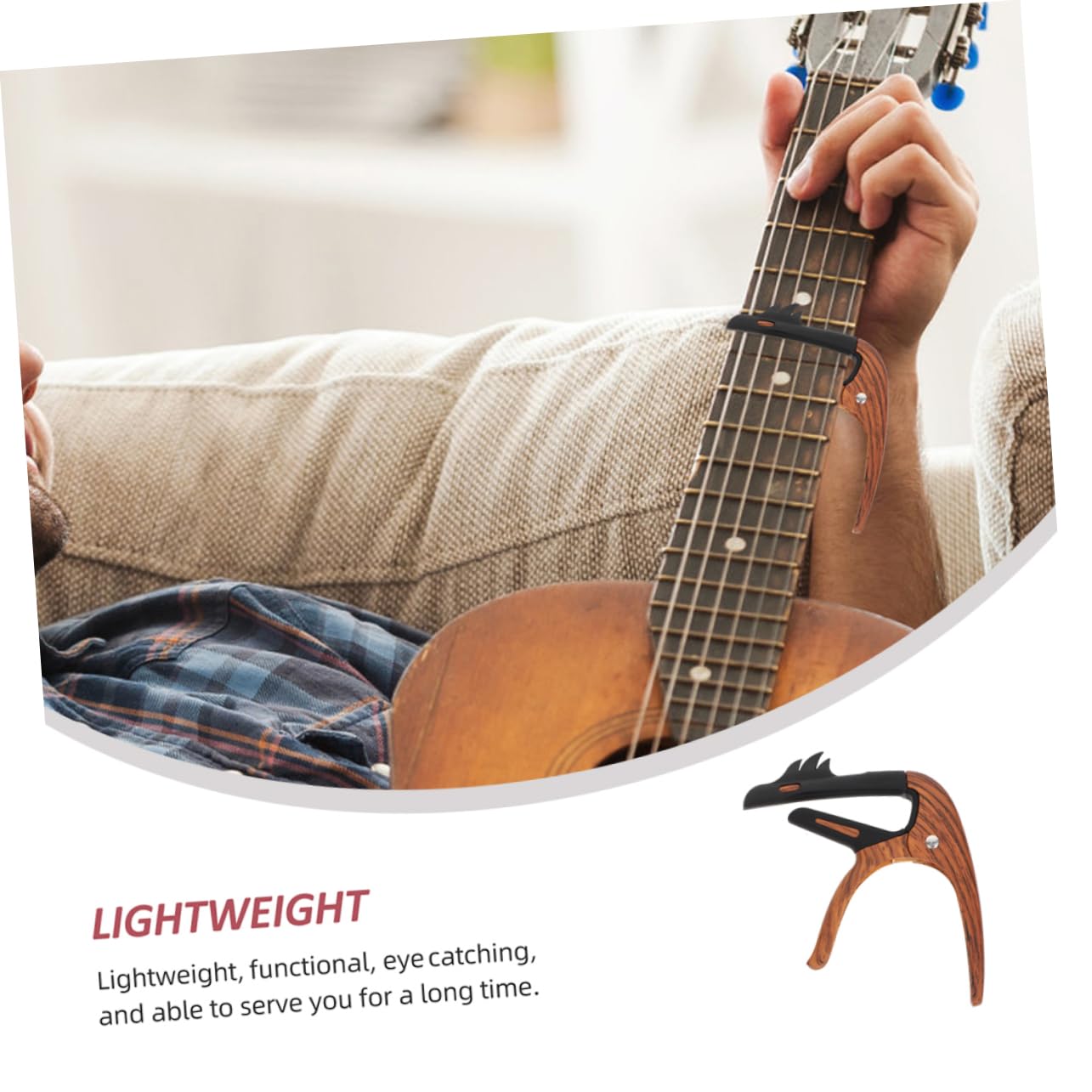 Supvox 5 Stück Clip-on-gitarren-capodaster Metallklemme Für Akustikgitarren Stimmclip Für Ukulele Feine Verarbeitung Für Profis