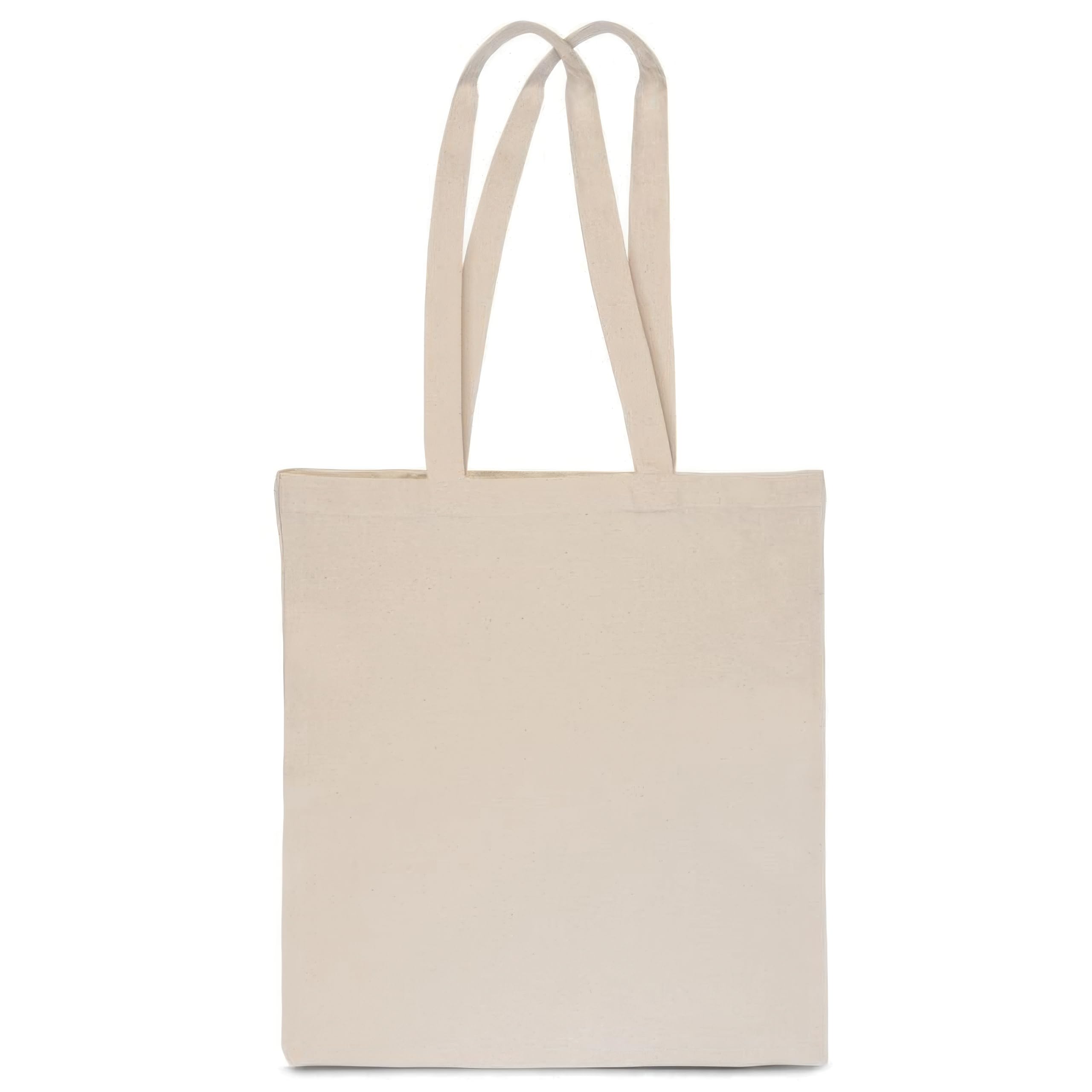 Sac en tissu à peindre non imprimé - pièces 38 x 42 cm - Tote Bag - 5, 10, 25 pièces - Sac en coton avec deux poignées longues - Sacs de courses