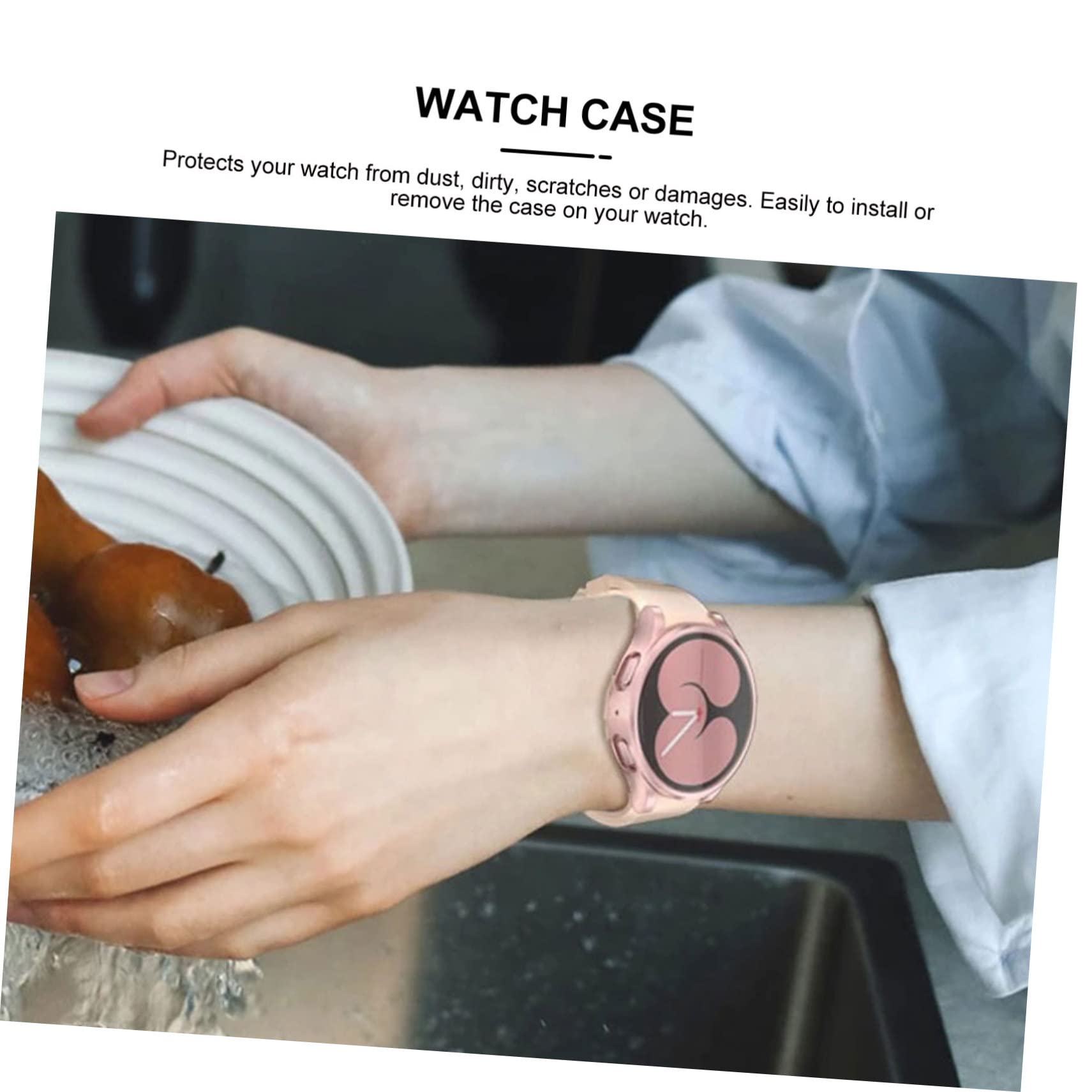 DOITOOL 16 Pièces Coque Boîtier Smartwatch pour Montre Protecteur Durable Couvertures Anti-Rayures Housses Pratiques Couverture Protecteur Cas Couverture Anti-Rayures TPU Regardez