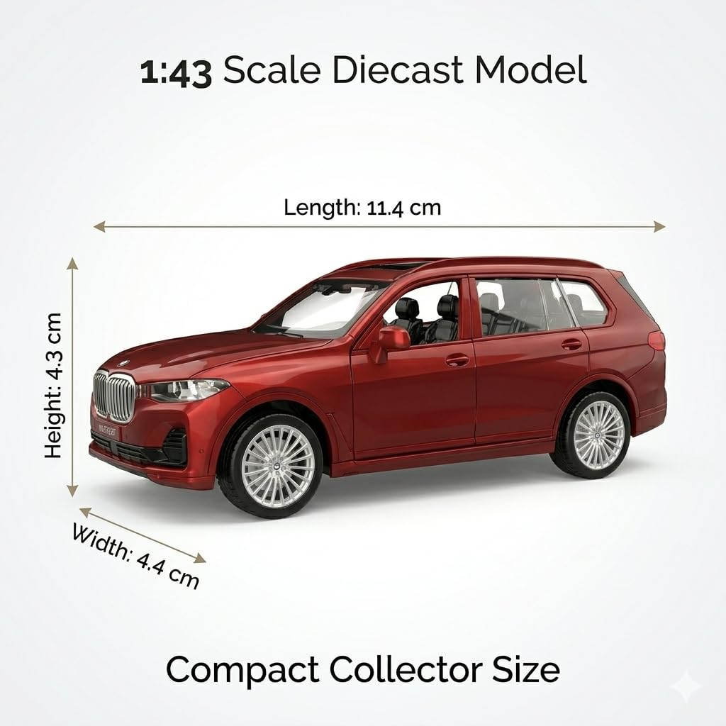 BMW X7 Diecast Model Car - Official Licensed -3 BMW X7 Diecast Model Car - Official Licensed -3