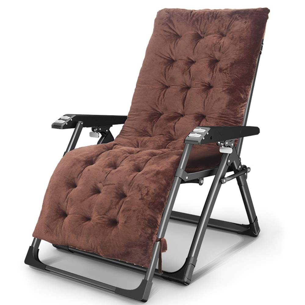 Chaise pliante portable siesta marron 100x67x85 cm pour balcon