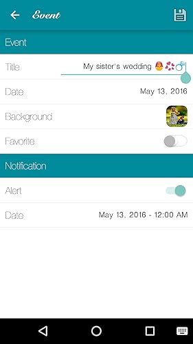 My Big Days - Eventos contagem regressiva
