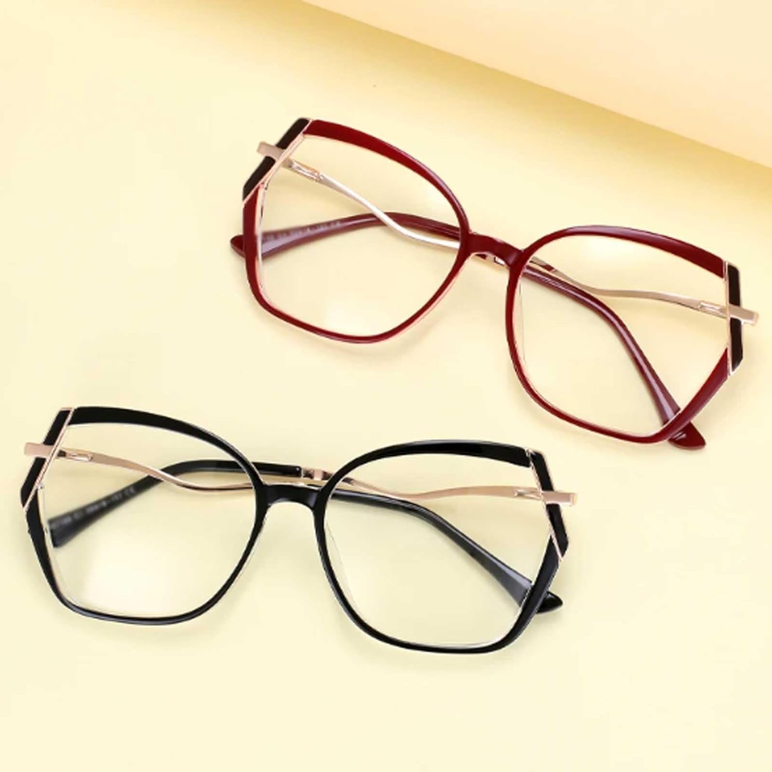 Retro okulary oprawki antyniebieskie światło damskie oprawki do okularów bardzo duże oprawki na okulary przezroczyste soczewki oprawka okularów