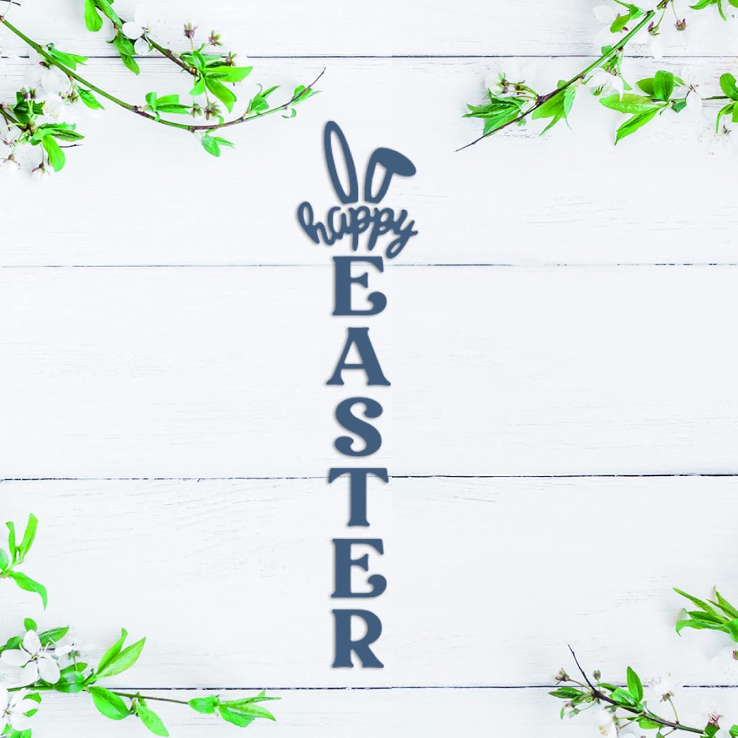 Briartw Happy Easter Words Bunny Ear Holiday Joy Metal Cutting Dies Set DIY Scrapbooking Embossing Stencils Card-Making,Album,Die-cuts DIY Paper Greeting Gift Cards
