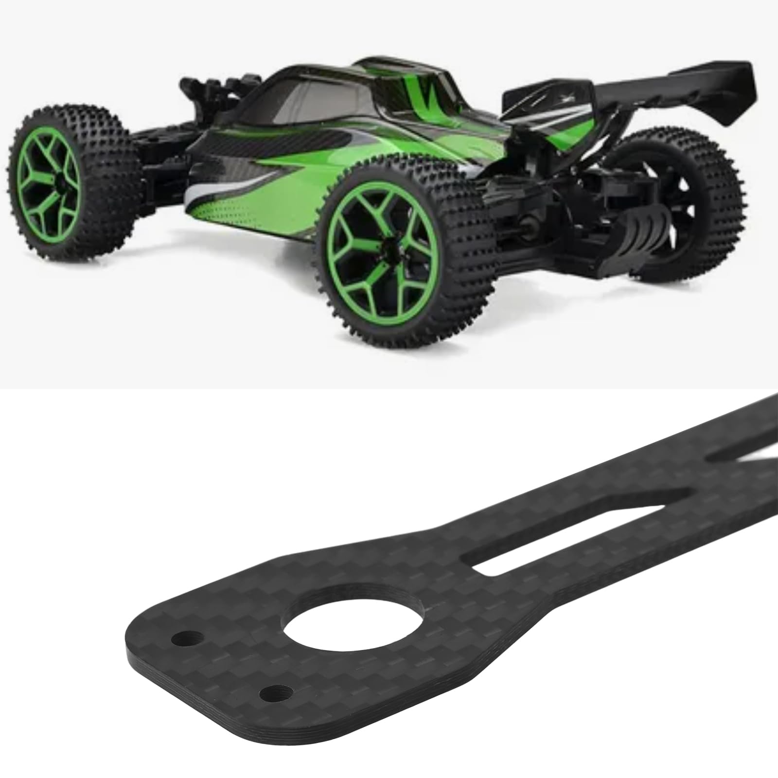 OTOTEC Carbon Fibre Top Deck Compatible with TA-MIYA TT02 and TT02D - Image 2