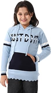 بلوفر 5014 بتصميم على شكل فستان منقوش للبنات من اندورا