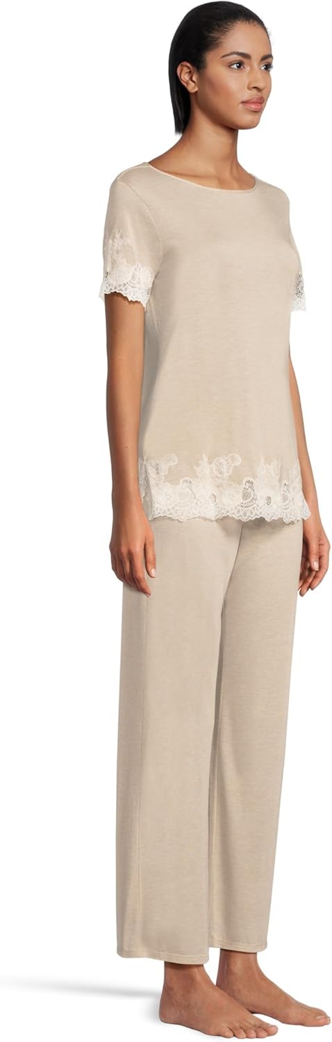 Natori Women's Luxe Shangri-la Short Sleeve Pj Set