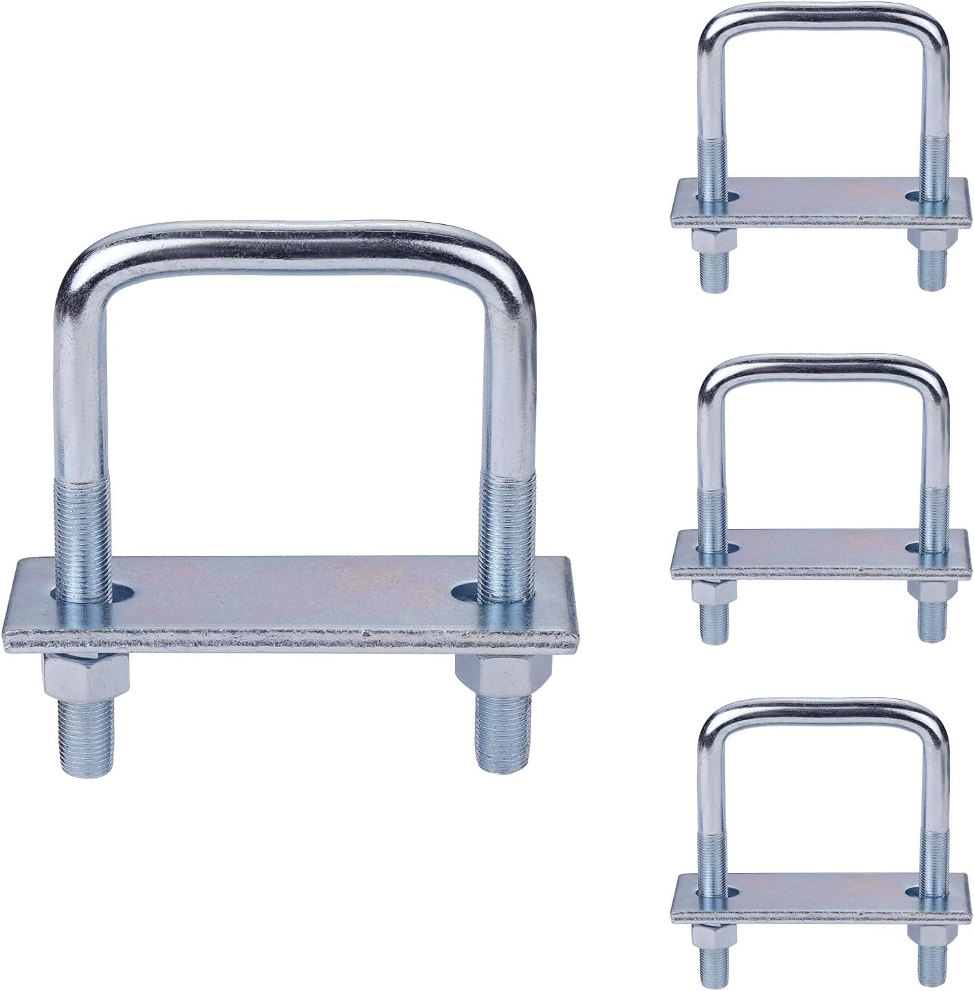 4 Pack Leaf Spring Clamp Kit with 3"" Leaf Spring Clamps for Truck, Locks Leaf Springs Together For Stabilizing Provides Better Control of Axle Torque