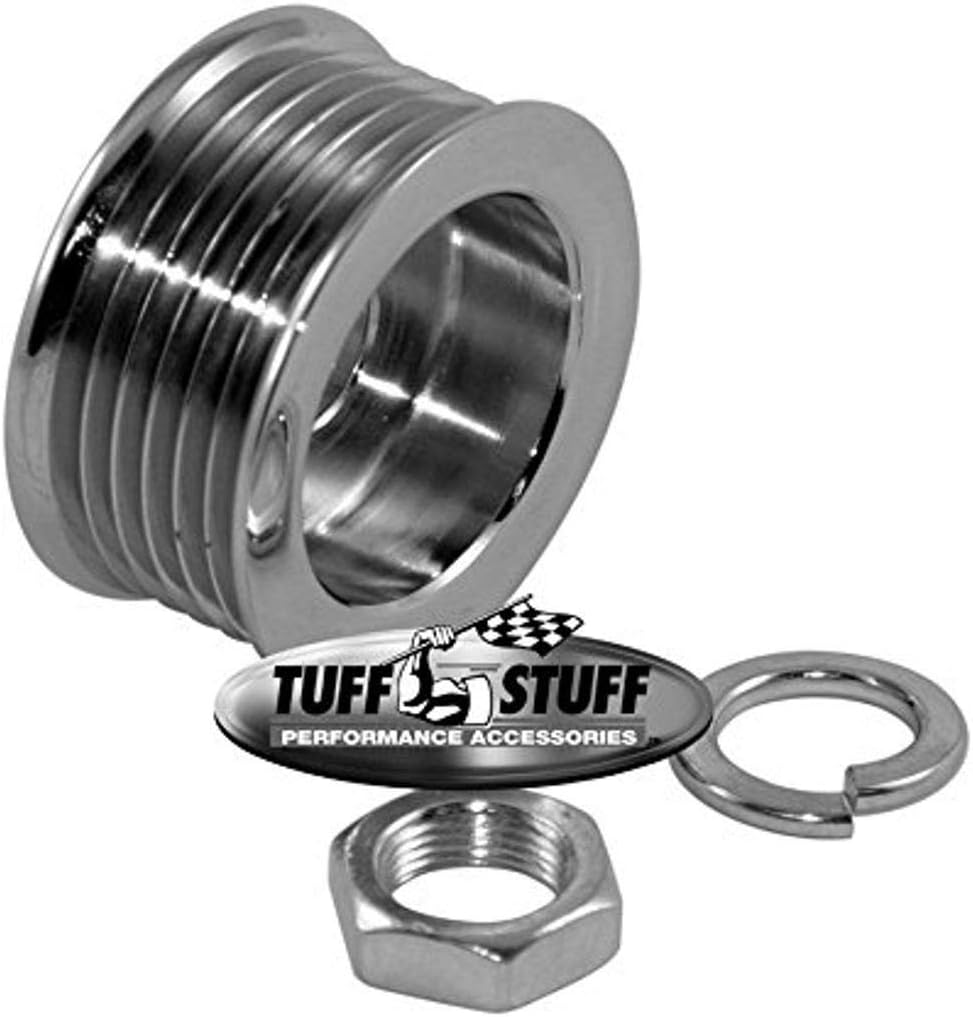 Tuff Stuff 7610A Alternator (chrome pulley6 groove)