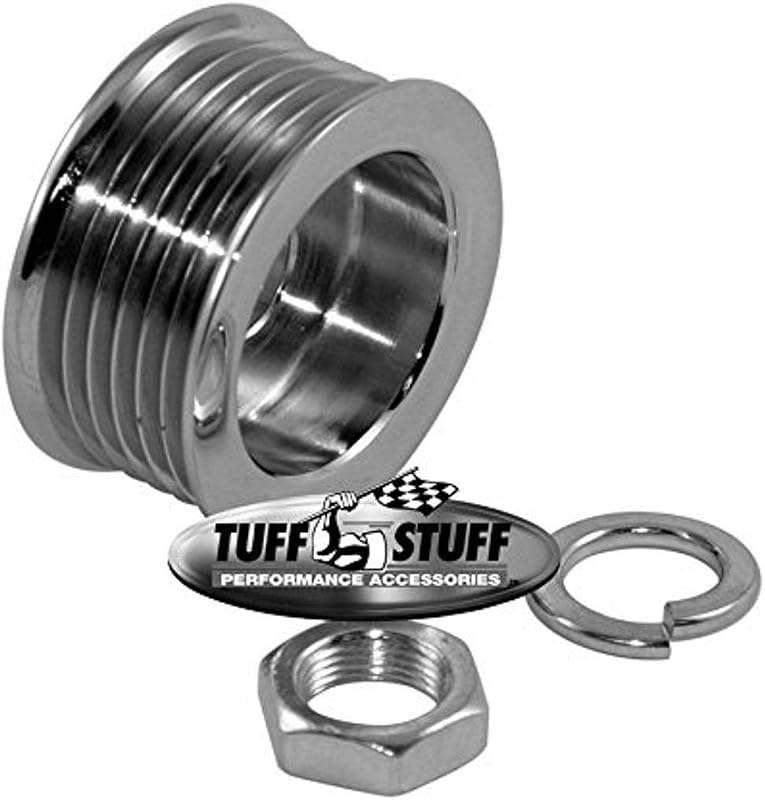 Polia do alternador Tuff Stuff serpentina 6 canais cromada – 1 unidade