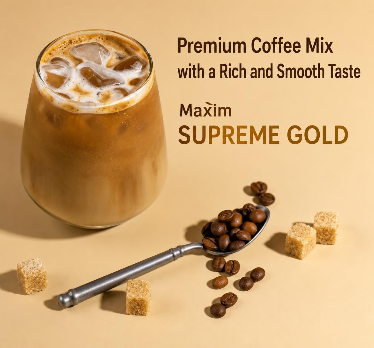 Amazon.com : Maxim Supreme Gold Coffee Mix Korean Instant Coffee