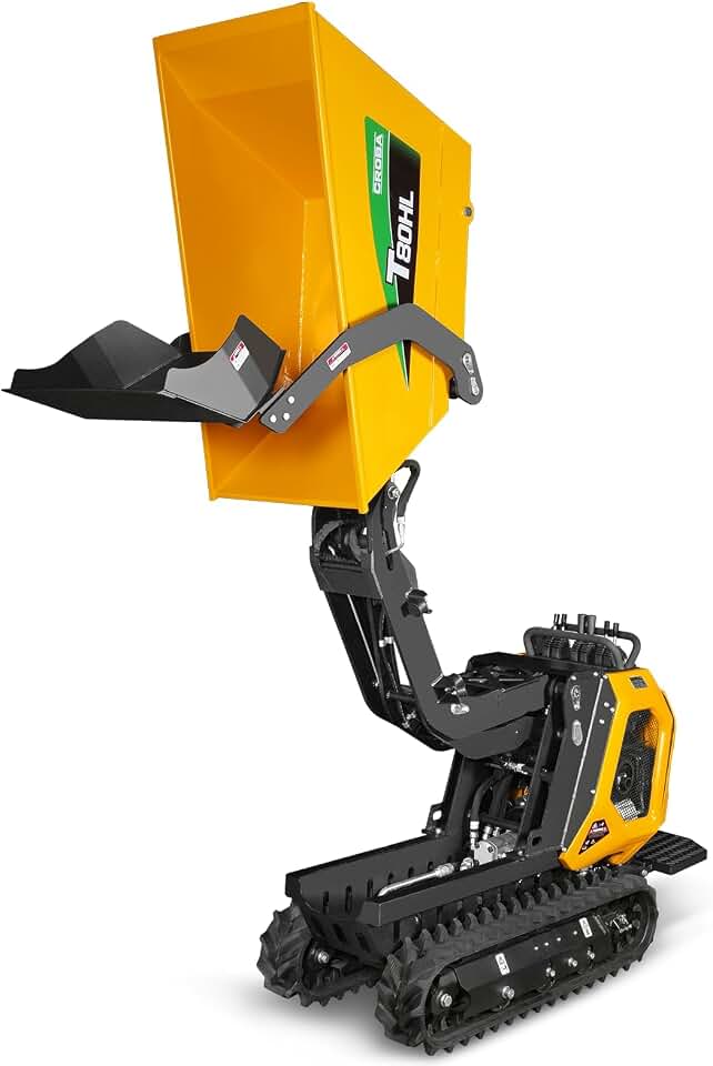 MechMaxx 420cc 15HP E-Start Engine 1100Lbs Capacity Tracked Dumper, T80HL