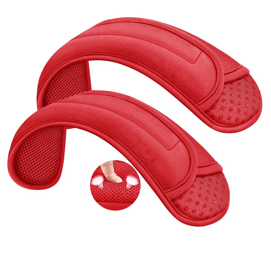 ZINZ 2P Universal Shoulder Pad with Ultra Thick Cushion,Red