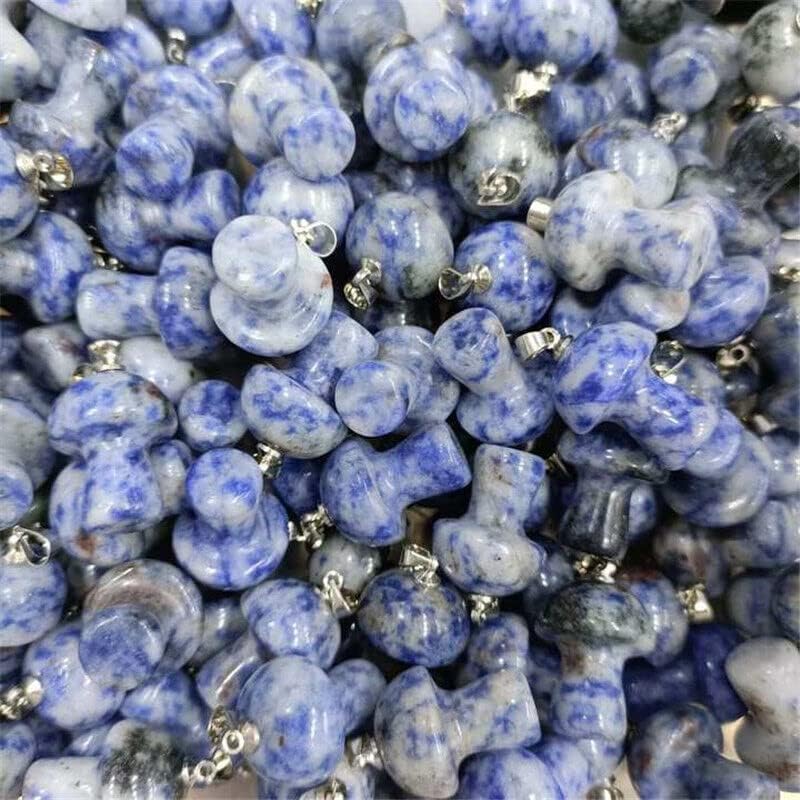 ソーダライト | 天然石・パワーストーンの卸専門店【創業40年のヘルムスショップ】 ジュエリーメイキング 卸売ロット 100 個天然ソーダライト石キノコ ペンダント ビーズ チャーム ジュエリー メイキング用