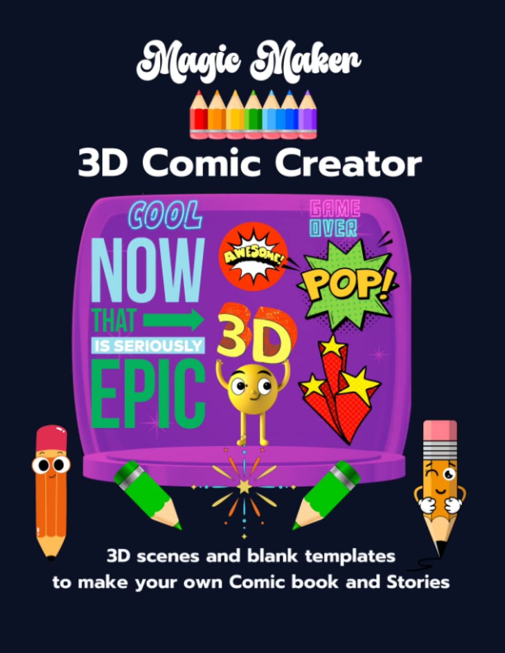 Amazon.com: Magic Maker 3D Comic Creator: 3d scenes and blank templates ...