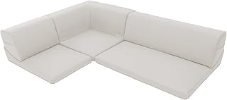 セルタン ローソファー 高反発 和楽の庵 3点セット 合成皮革 アイボリー レイアウト自在 日本製 A318c-598WH