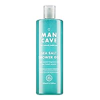 ManCave Bagnoschiuma Uomo al Sale Marino 200ml, Gel Doccia con Aroma Rinfrescante