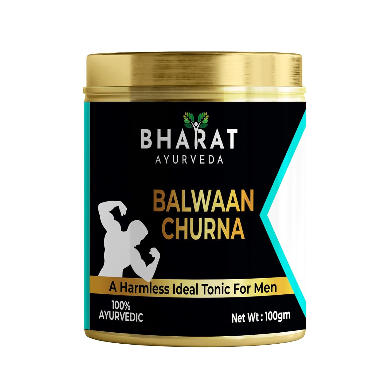 BHARAT AYURVEDA Weight Gain Powder, Weight Gain Supplement For Men, Ayurvedic Supplement For Weight Gain With 100% Natural Ingredients – 100 gm BHARAT AYURVEDA Weight Gain Powder, Weight Gain Supplement For Men, Ayurvedic Supplement For Weight Gain With 100% Natural Ingredients – 100 gm