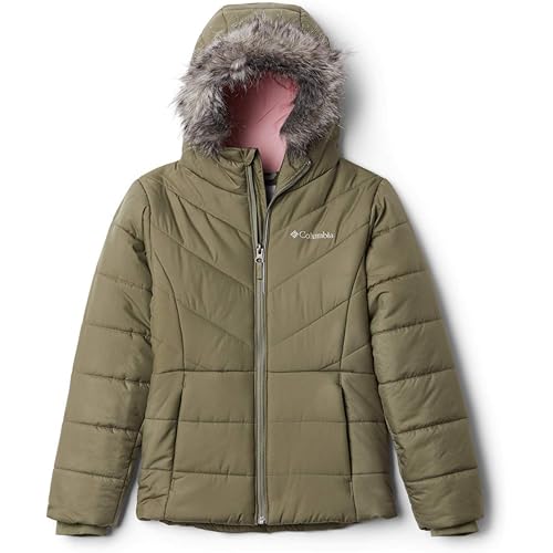 Columbia Youth Girls Katelyn Crest Jacket, Stone Green, X-Small