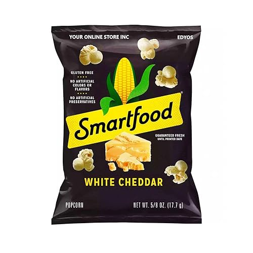 Miniatura 3 de EDYOS Smartfood Palomitas de maíz cheddar blanco, bolsas de 58 onzas, paquete de 10