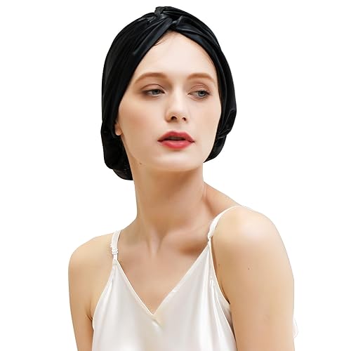 ZIMASILK - Gorro para dormir de 100 seda morera de 018 libras para el cuidado del cabello capota de seda con elástico para la cabeza 1 unidad color