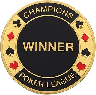Healifty PokerkartenwäChter Metall Poker Chip Schutz Souvenir PokermüNze FüR Texas Hold'em Tischspiele Und PokerzubehöR FüR MäNner