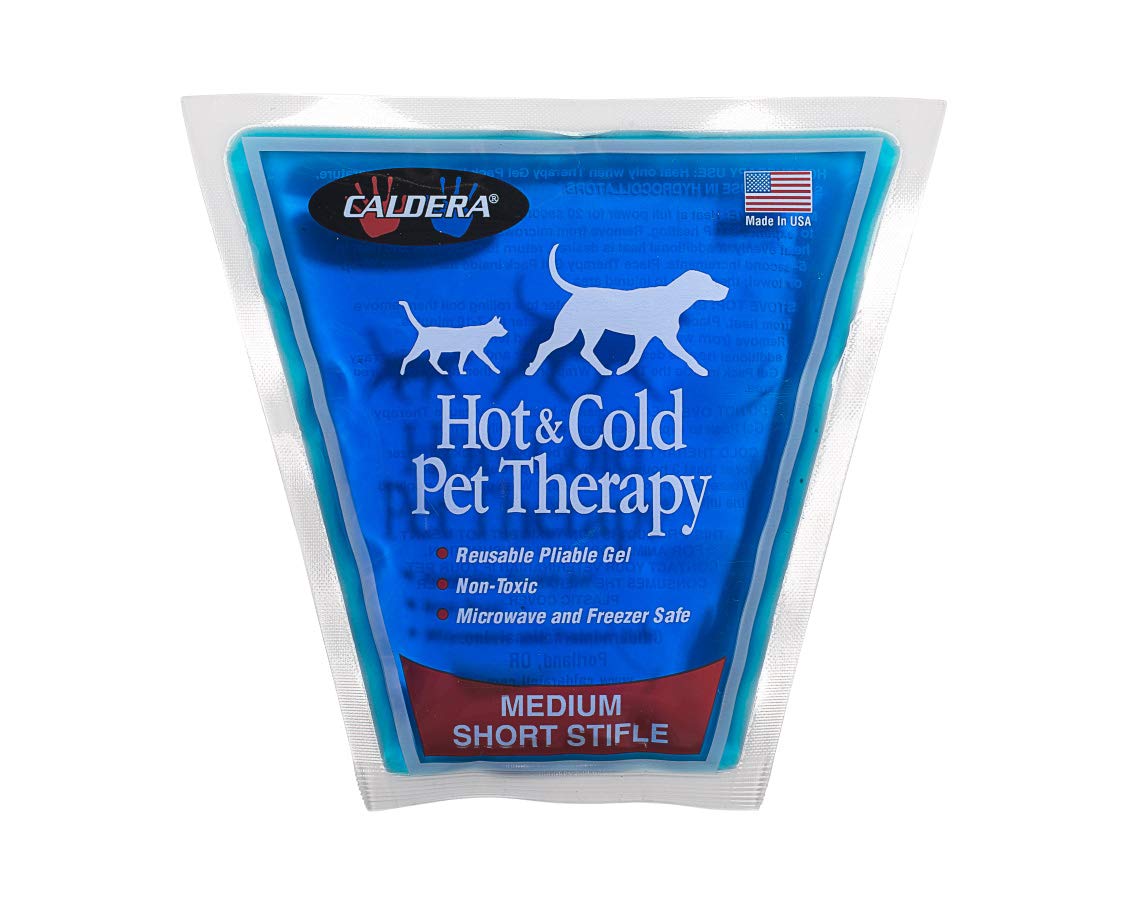 Caldera International, Inc. Pet Therapy Short Stifle Gel Pack, Medium, Blue (PG203)