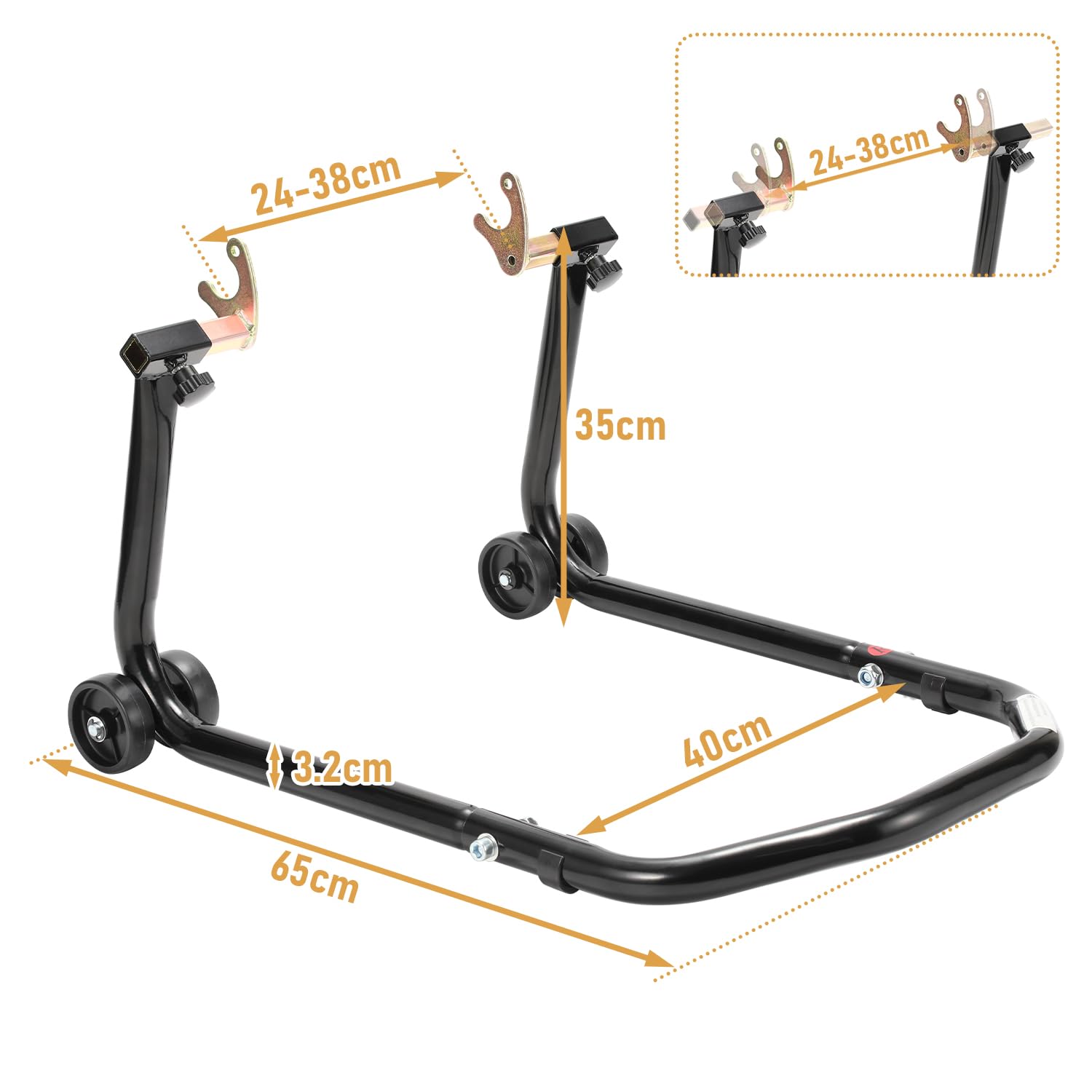 Montageheber Motorrad Set - Motorradständer Für Vorder- Und Hinterrad