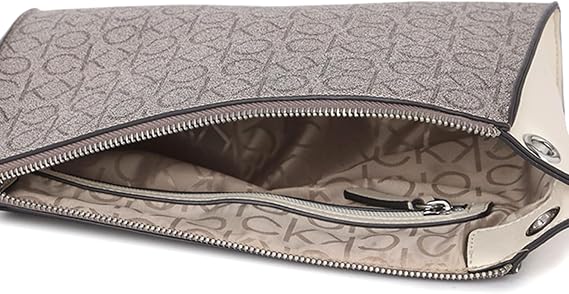Calvin Klein Women's Reyna Crossbody Handbag, Almond, OS